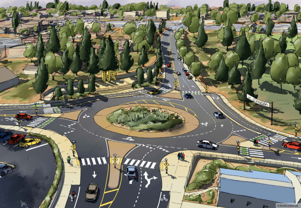 May Street and 13th Street Roundabout